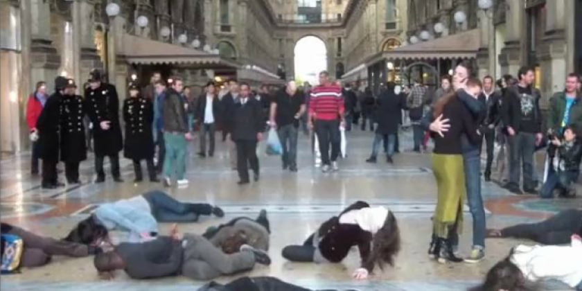 The Martha Graham Company Creates a Flash Mob in Milan