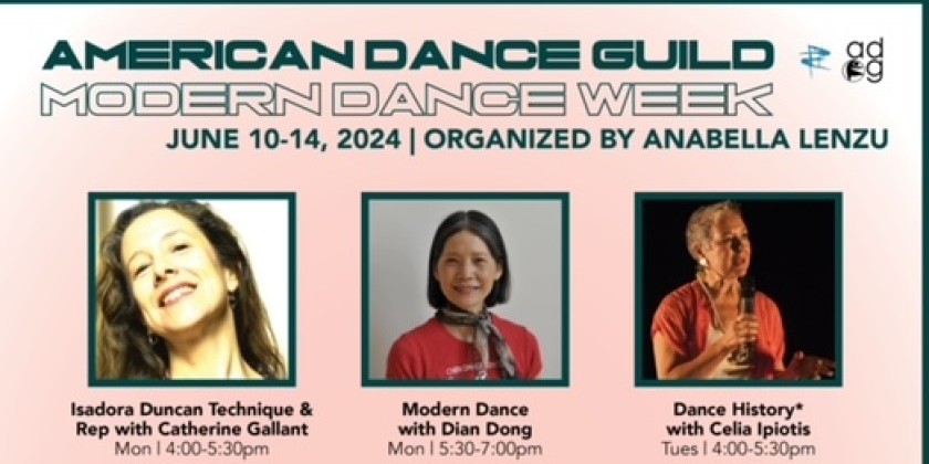 2024 American Dance Guild’s Modern Dance Week Intensive