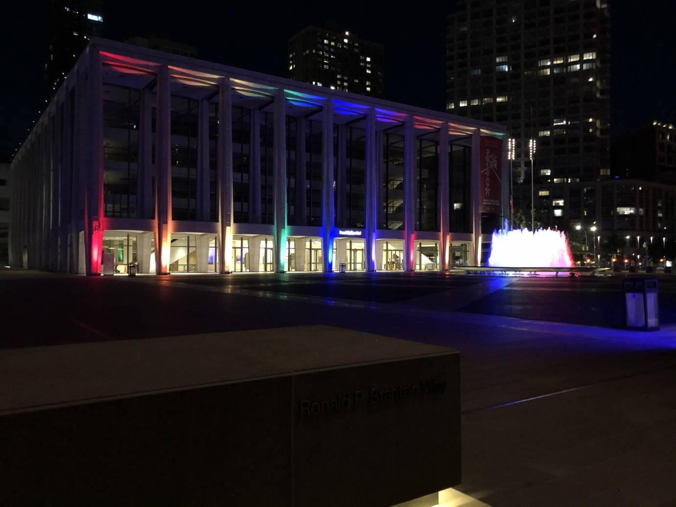 Lincoln Center Pride Lights