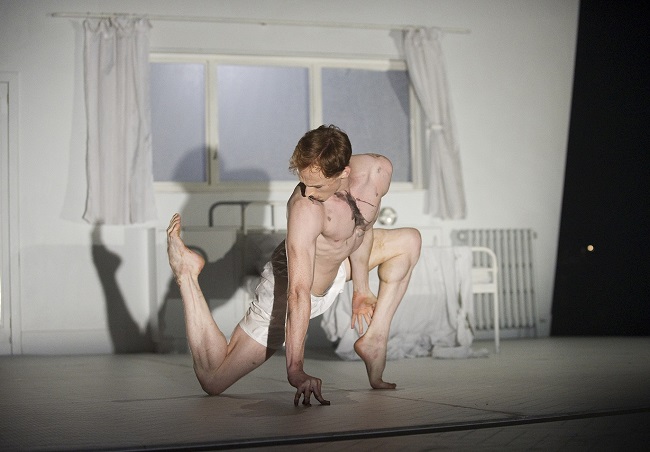 Edward Watson as Gregor Samsa The Metamorphosis. Photo by Danielle McGarry.