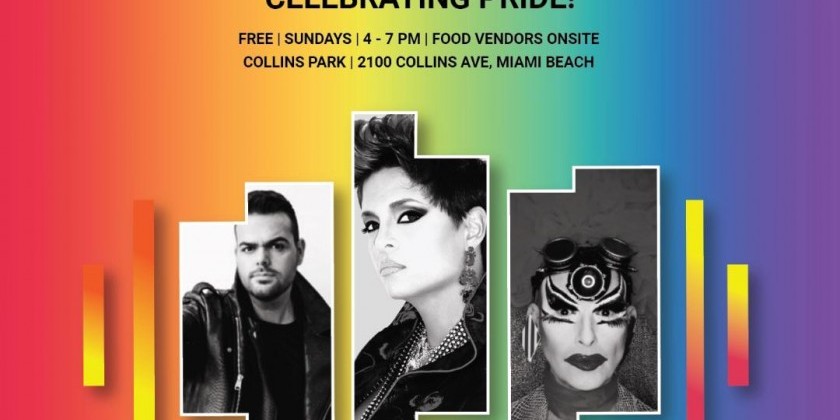 MIAMI BEACH, FL: PRIDE! FREE on April 25 (Live and Virtual)