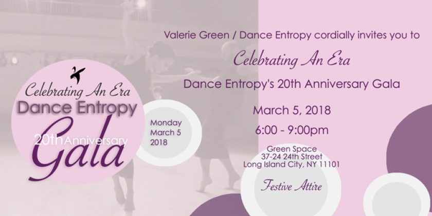 Valerie Green/Dance Entropy Celebrates An Era At 20th Anniversary Gala