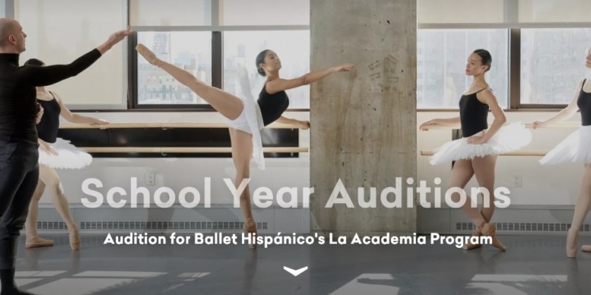 Ballet Hispánico School of Dance announces Pre-Professional Program Auditions for 2022-23 School Year