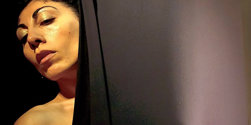 Nejla Y. Yatkin performs at the Between the Seas Festival in New York