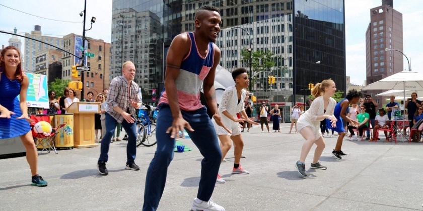 A POSTCARD From Tiffany Rea-Fisher Of Elisa Monte Dance (EMD) About Citi Summer Streets