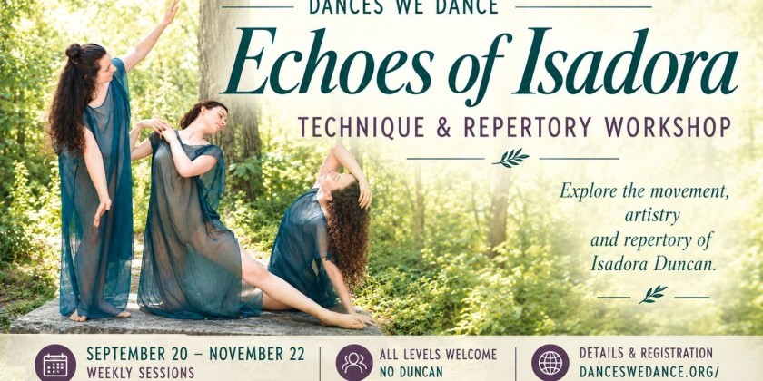ECHOES OF ISADORA - Fall 2026 workshop