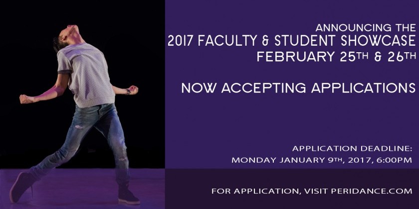 Apply for 2017 Peridance Faculty and Student Showcases!