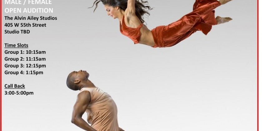 Parsons Dance - OPEN MALE / FEMALE AUDITION