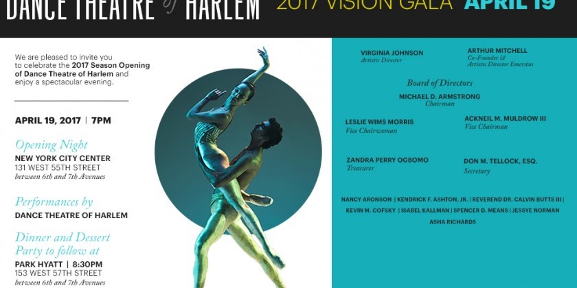 Dance Theatre of Harlem's 2017 Vision Gala