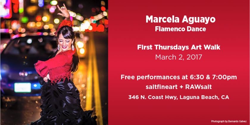 LAGUNA BEACH, CA: FREE - First Thursday Art Walk with Marcela Aguayo