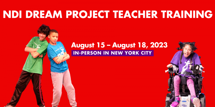 NDI DREAM PROJECT TEACHER TRAINING | AUGUST 2023 (DEADLINE: JULY 7)