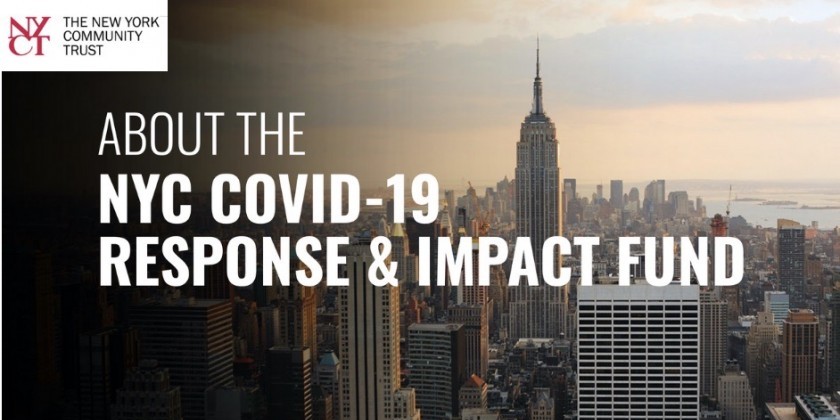 NYC COVID-19 Response & Impact Fund Issues $44 Million In Grants And Loans To New York City-Based Social Services And Arts Nonprofits