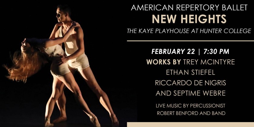 American Repertory Ballet presents Works by Trey McIntyre, Ethan Stiefel, Riccardo De Nigris and Septime Webre