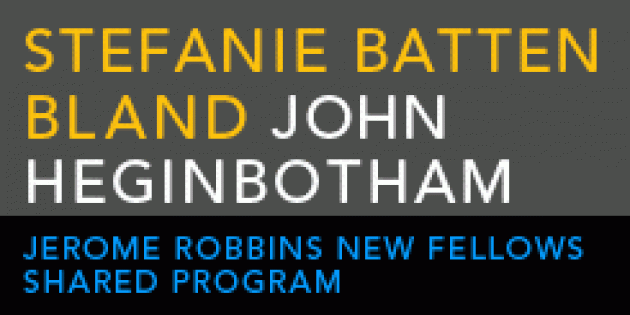 A Shared Program of New Works by Jerome Robbins NEW Fellows