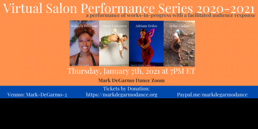 Mark DeGarmo Dance's Virtual Salon Performance Series (January 2021 Edition)