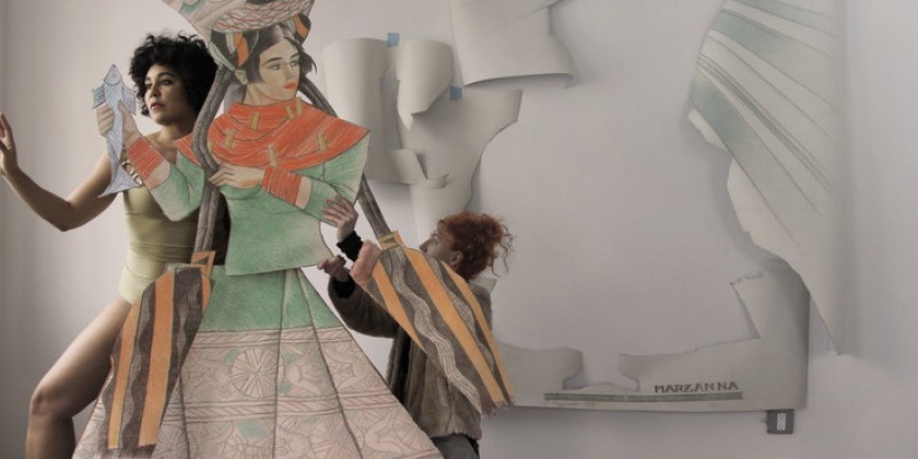 "Slavic Goddesses—A Wreath of Ceremonies" by Paulina Olowska