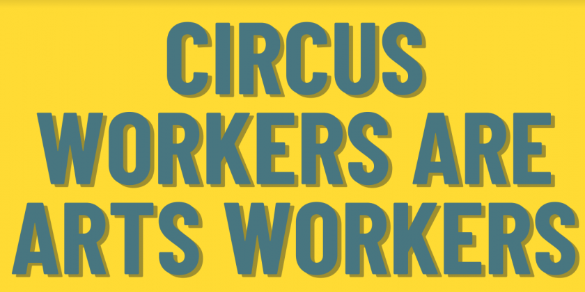 DANCE NEWS: Be An #ArtsHero partners with The American Circus Alliance (ACA) for "Arts Workers Unite: 100 Days of Activism"