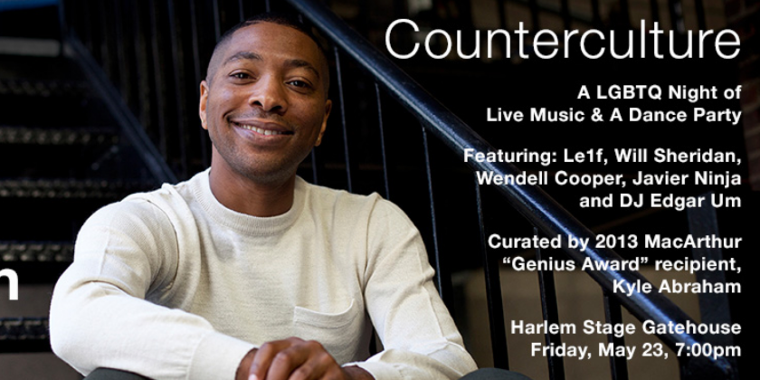 KYLE ABRAHAM DEBUTS COUNTERCULTURE MUSIC EVENT AT HARLEM STAGE MAY 23