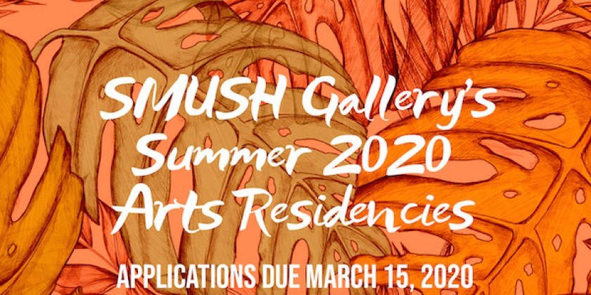 JERSEY CITY, NJ: Apply for Summer 2020 Arts Residencies @ SMUSH Gallery