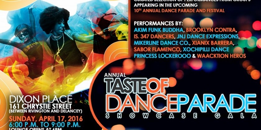 Annual Taste of Dance Parade Showcase Gala