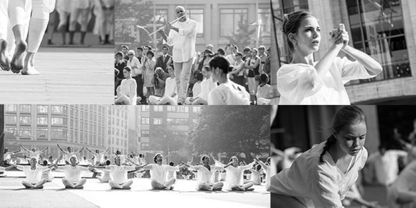 'THE  TABLE  OF  SILENCE  PROJECT 9/11' -  100+ DANCERS COMMEMORATE PEACE FOR A FOURTH YEAR