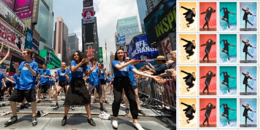 "Tap it Out" in Times Square and USPS Tap Dance Stamp Dedication