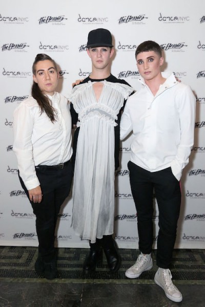 Lillie De, Tyler Ashley and Ashley Yergens;Michael Plunkett/Patrick McMullan via Getty Images.