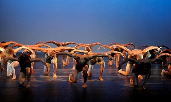 Alvin Ailey American Dance Theater in  'Hymn'  Photo by Nan Melville