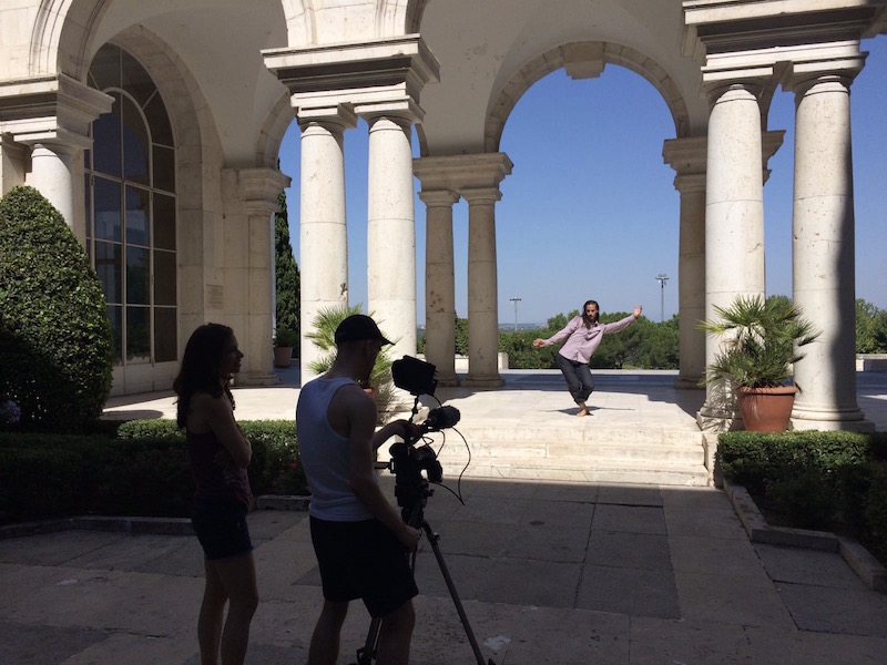 Marcat Dance during the &quot;Intuition&quot; film shoot; Photo: Stacey Menchel Kussell