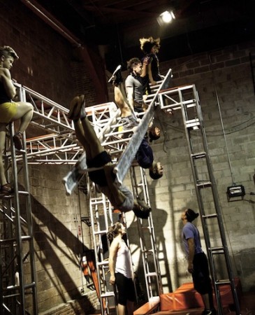 The STREB dancers in rehearsal, Photo Â© Alvaro Gonzalez for The Dance Enthusiast