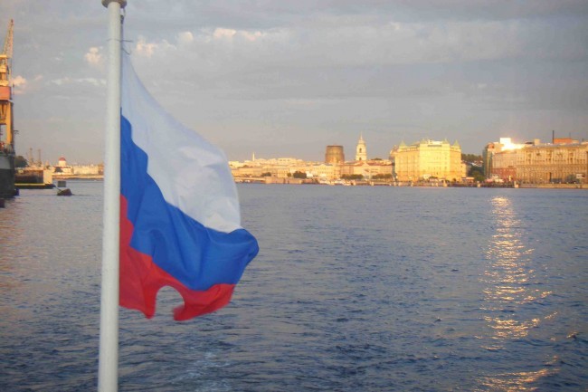 A view of beautiful St. Petersburg