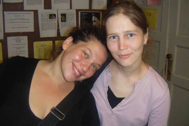Alexandra and her Russian Student Katya