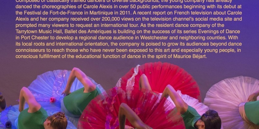 Ballet des Amériques seeks classically and modern trained dancers – men and women 
