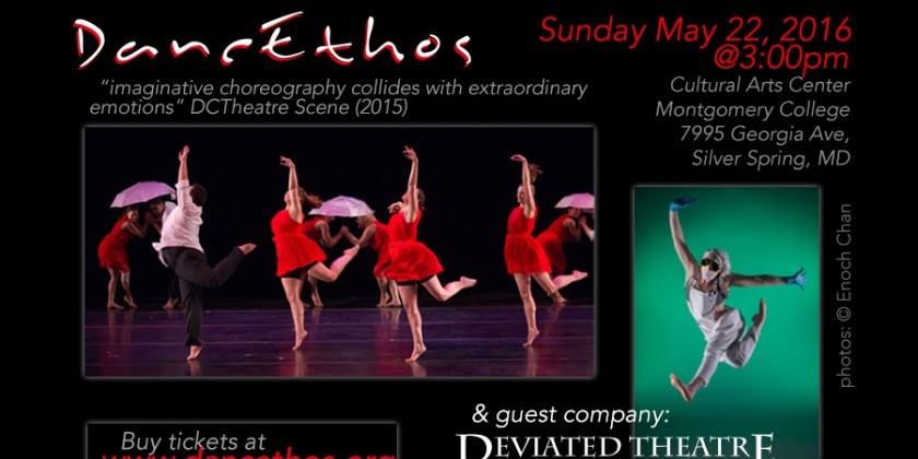 SILVER SPRING, MARYLAND: DancEthos & DEVIATED THEATRE presents an evening of modern dance