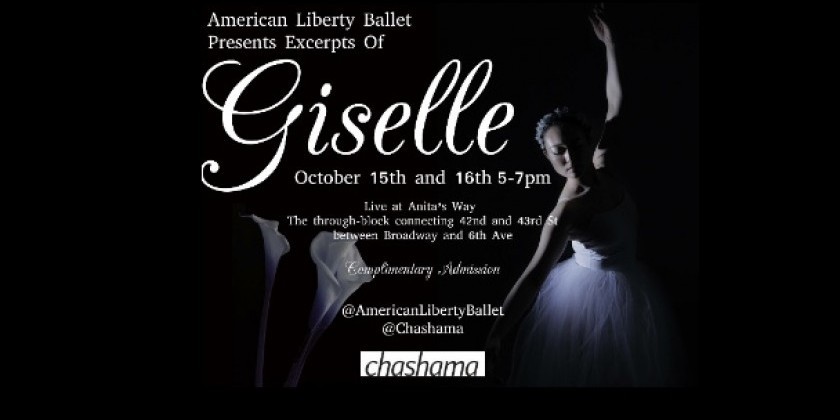 American Liberty Ballet presents "Giselle" in Times Square