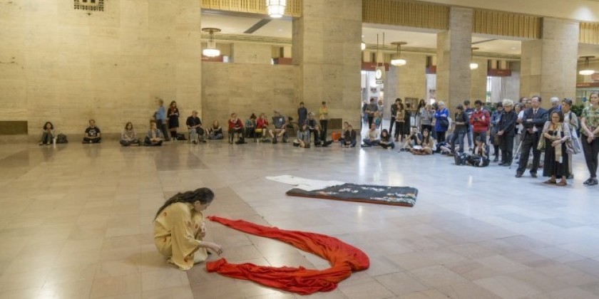 Eiko Otake presents BODY IN A STATION as part of the River To River Festival