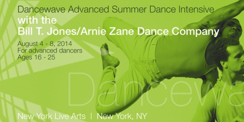 Advanced Summer Dance Intensive with the Bill T. Jones/Arnie Zane Dance Company