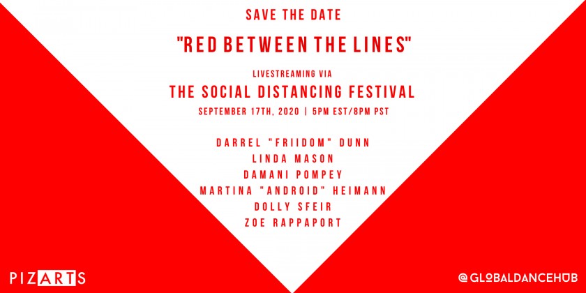 "RED BETWEEN THE LINES:" A Quarantine Dance Film Livestream + Artist Talk-Back