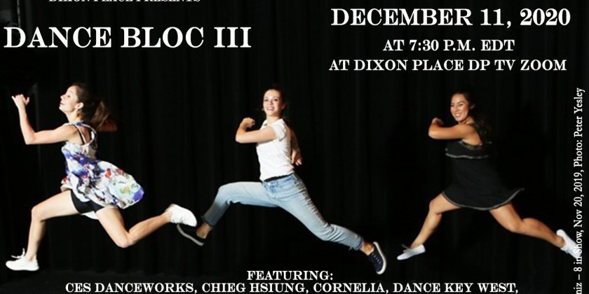 Dance Bloc III - A virtual dance show by Dixon Place Theater