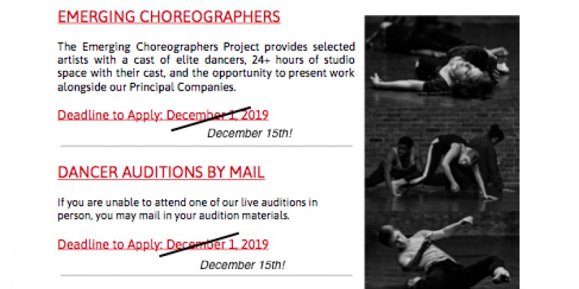 MONTREAL, CA: Mail-In Dancer Applications for Springboard 2020