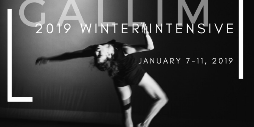Gallim 2019 Winter Intensive January 7-11, 2019- REGISTER BY DECEMBER 14TH