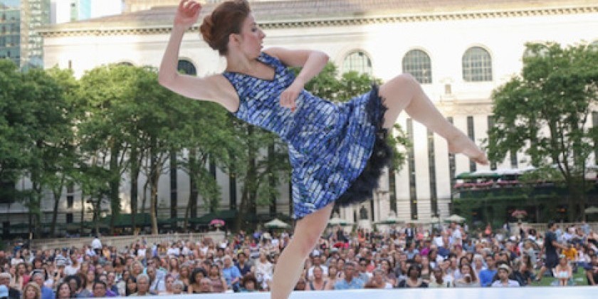 See you at the park! Bryant Park Presents Modern Dance