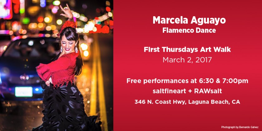 LAGUNA BEACH, CA: FREE - First Thursday Art Walk with Marcela Aguayo