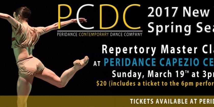 Repertory Master Class and Performance with Peridance Contemporary Dance Company