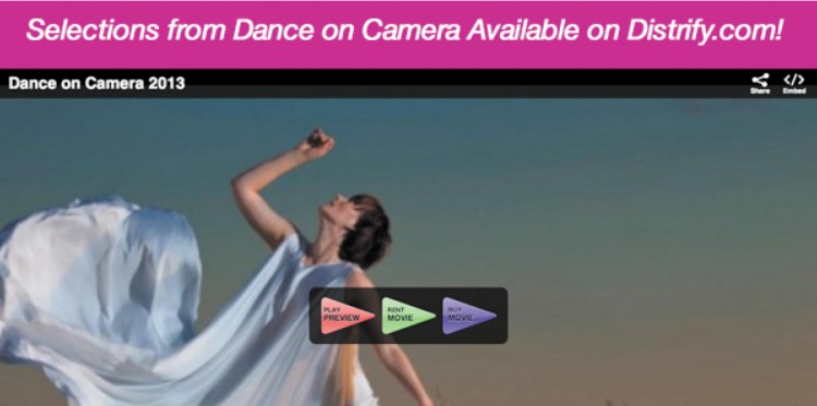 Dance Films Association Announces Selections from Dance on Camera
