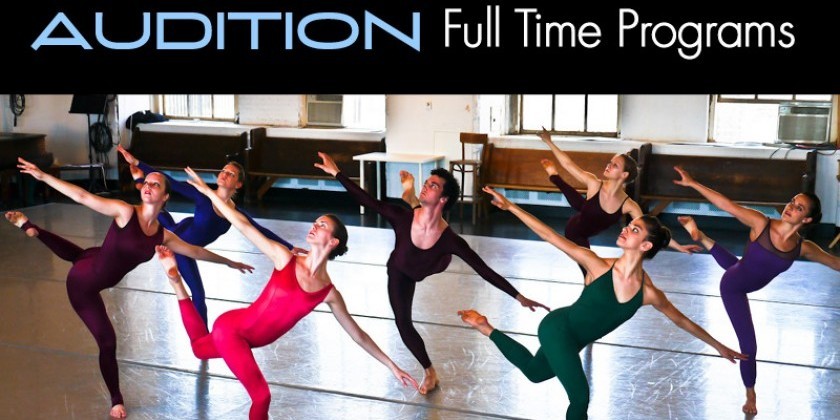 Full Time Program Auditions this Saturday!