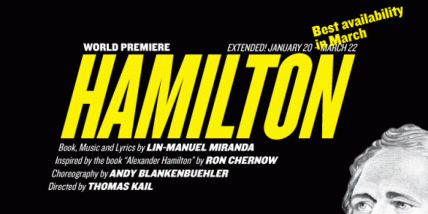 HAMILTON directed by Tony Award nominee Thomas Kail 