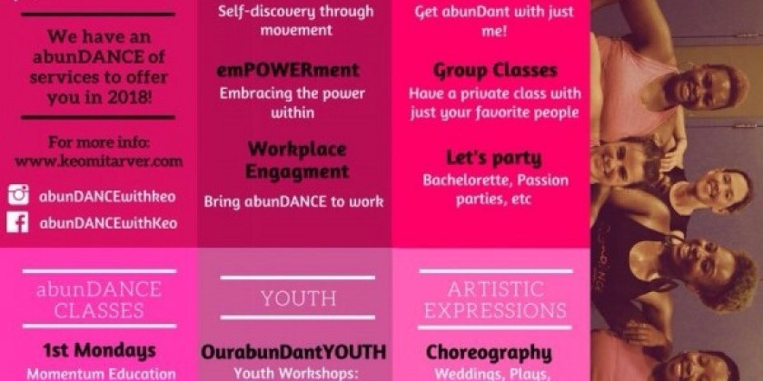 abunDANCEwithkeo Wednesday Weekly Classes