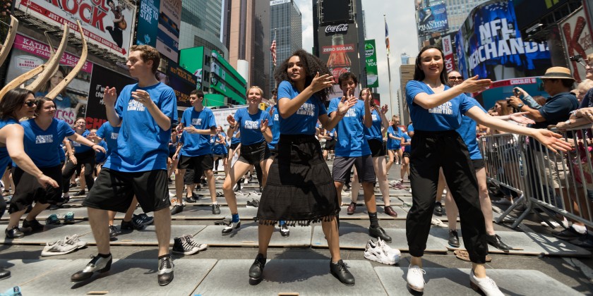 DANCE NEWS: Times Square Live Tap Dance Event plus Tap Dance Stamp Dedication by the U.S. Postal Service
