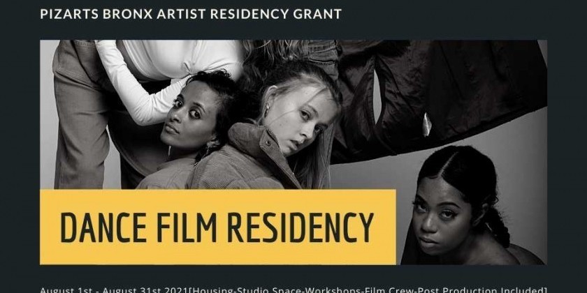 Bronx Live-In/Create-In Residency Grant For Dance Filmmaking